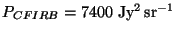 $P_{CFIRB}=7400~{\rm Jy^2\,sr^{-1}}$