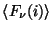 $\displaystyle \langle F_{\nu}(i) \rangle$