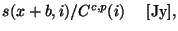 $\textstyle s(x+b,i)/C^{c,p}(i)~~~~{\rm [Jy]},$